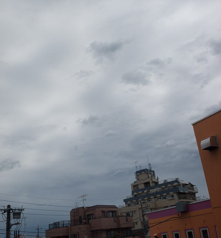 台風のあとさき